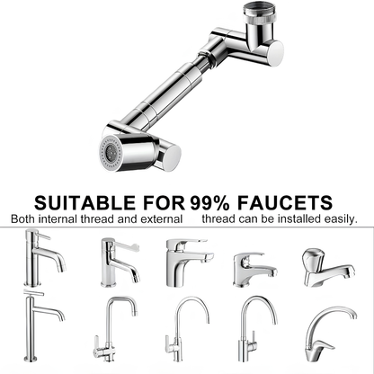 Rotating Faucet/Tap Extender | Stainless Steel | 360° rotation