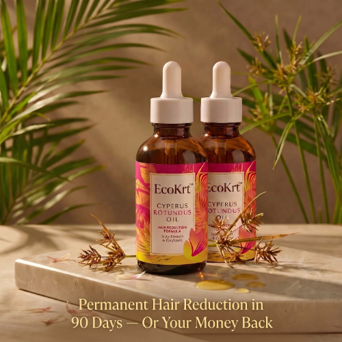 EcoKrt™ Cyperus Rotundus Hair Reduction Oil | (Buy 1 Get 1 Free)