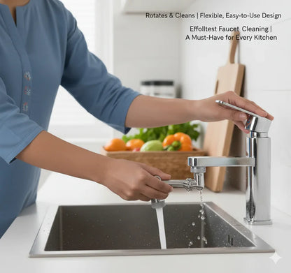 Rotating Faucet/Tap Extender | Stainless Steel | 360° rotation